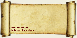 Olga Tanasković vizit kartica